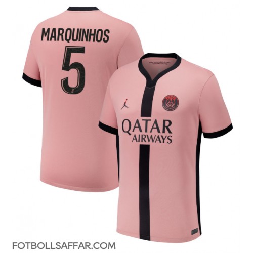 Paris Saint-Germain Marquinhos #5 Tredjeställ 2024-25 Kortärmad